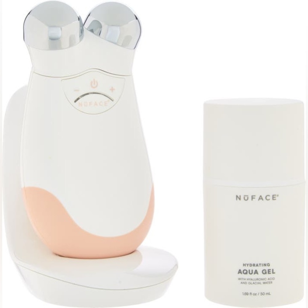 NuFace Refreshed Trinity+ Smart Advanced Facial Toning Device Set
